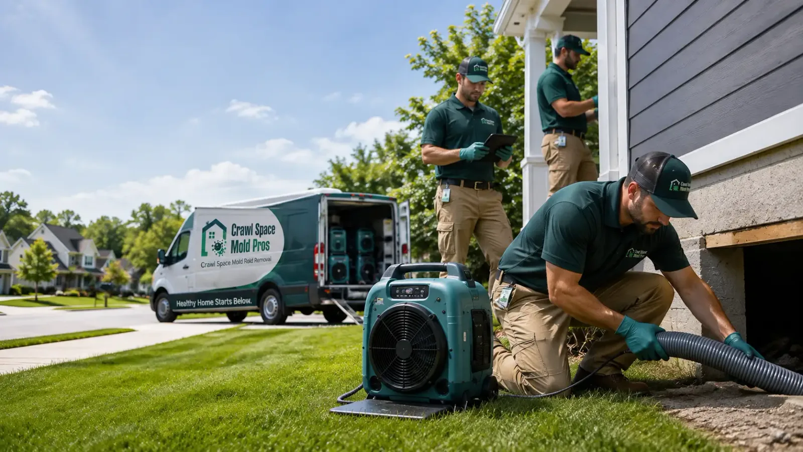 Crawl Space Mold Removal in Weston, NE